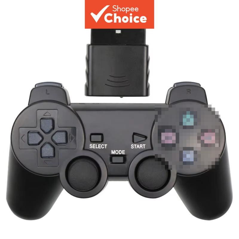 Controlador com fio USB, Joystick analógico para videogames, Gamepad para PS2 / PlayStation 2