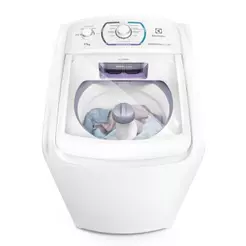 Máquina de Lavar Electrolux 11kg Branca Essential Care com Easy Clean e Filtro Fiapos (LES11)