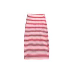 Saia Midi Listrada Marialícia Vermelho
