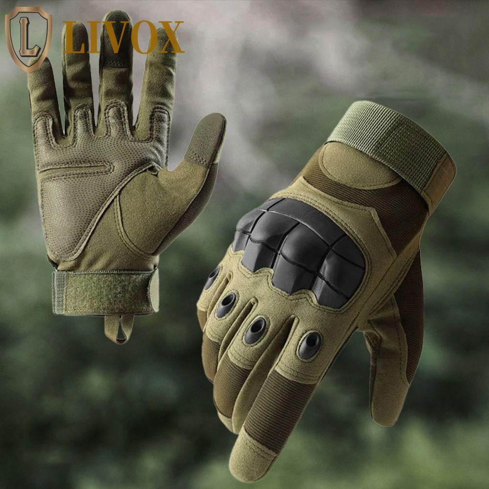 Luvas De Dedo De Corrida LIVOX , Motocicleta Vintage Resistentes Ao Desgaste Sem Dedos Masculinas Antiderrapantes