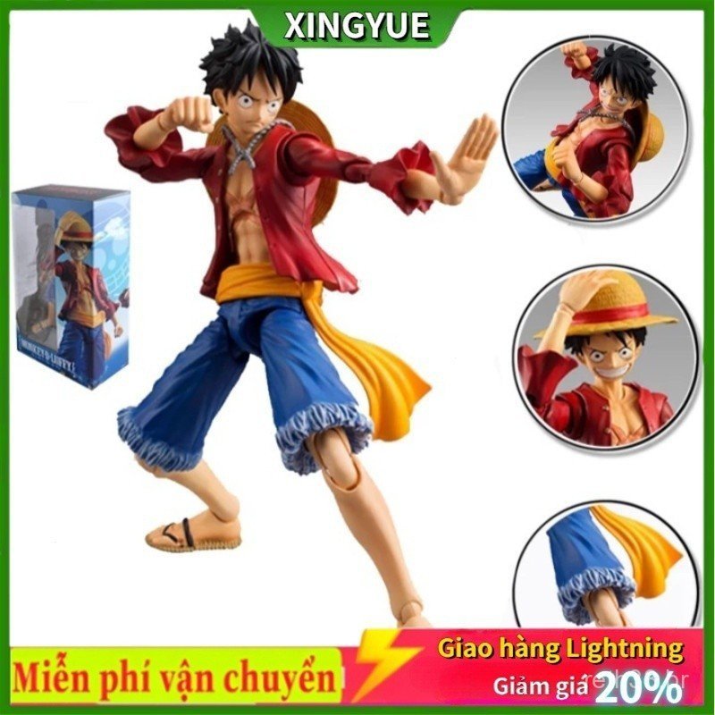 Figura de PVC do personagem de anime Luffy, modelo colecionável, brinquedo infantil, 17 cm, NSZH.