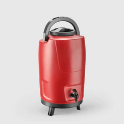Botijão Térmico 12L Vermelho Velvet Invicta