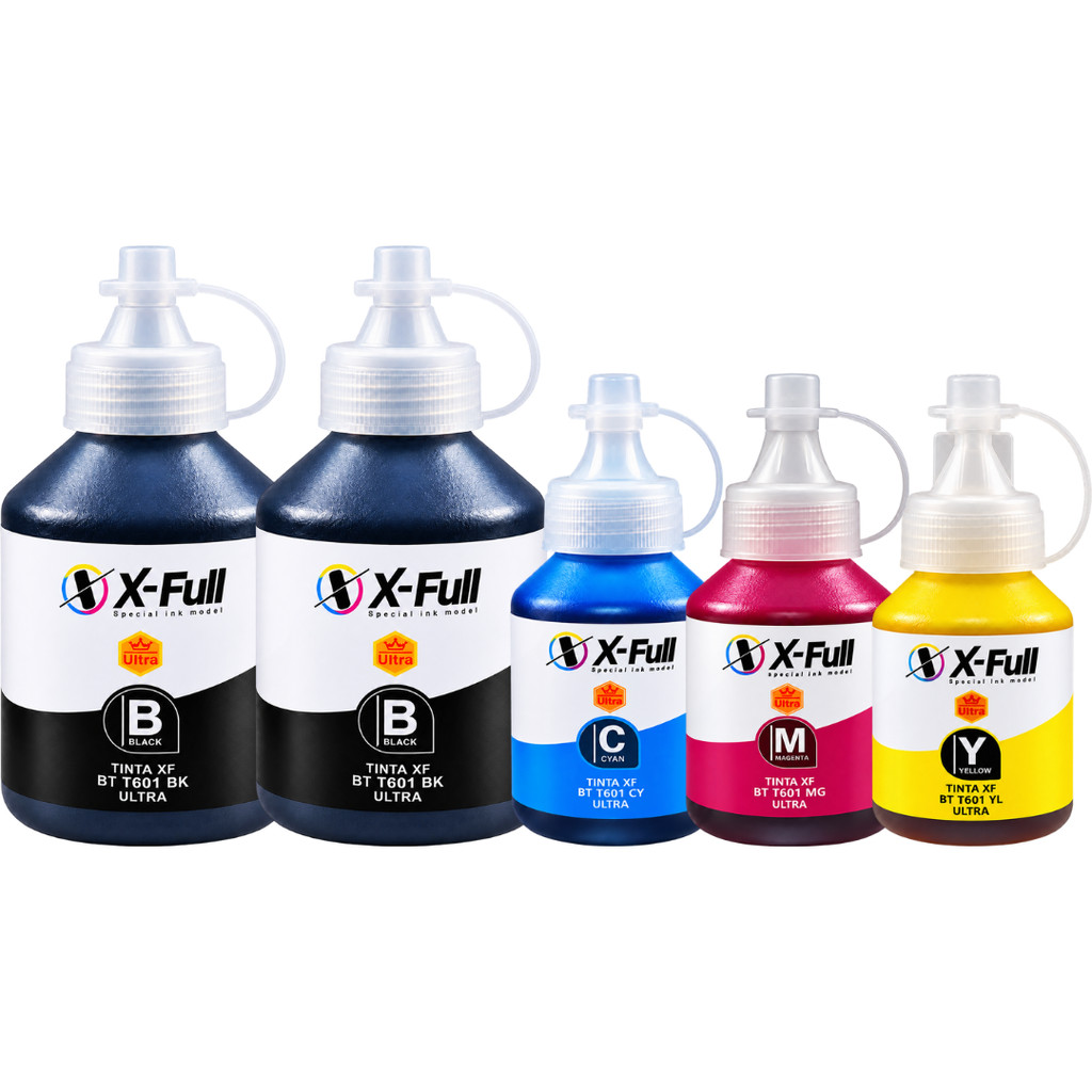 Kit 5 Tintas Para Brother T420W T510W T520W T220 T710W T720DW MFC-T810W
