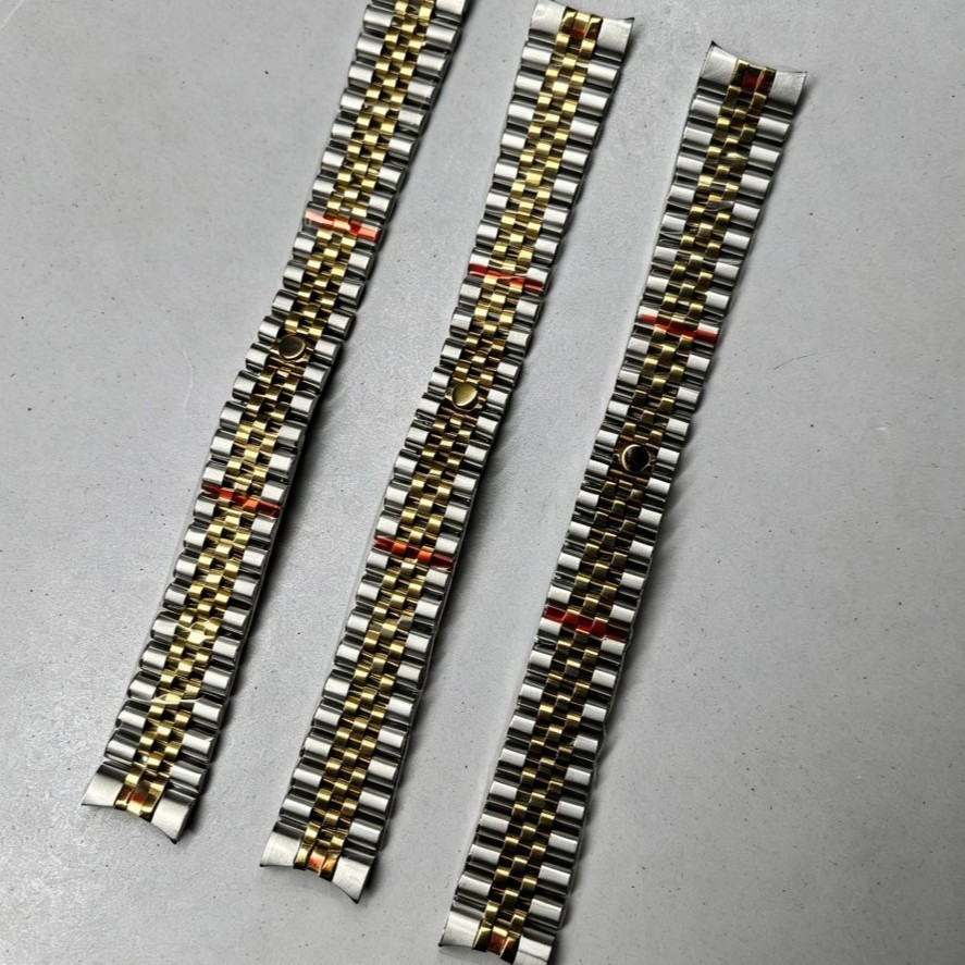 Relógio de aço banda adaptar-se ao Rolex pulseira de relógio sólido de aço inoxidável 20mm masculino feminino pulseira d