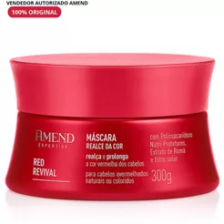 Máscara Realce da Cor Vermelha Red Revival Amend Cosmetics -300g