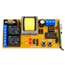Placa Central De Motor Portão Eletrônico GK-520 Universal PPA RCG Garen Seg Rossi Peccinin
