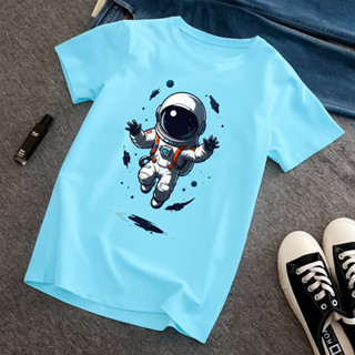 Camiseta Infantil Juvenil Astronauta 100% Algodão Estilo Descolado Jovem Atual em Oferta na Shopee
