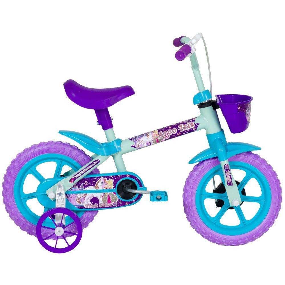 Bicicleta Infantil Track Bikes Arco Iris Aro 12 Freio Tambor