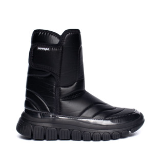 Bota Galocha Infantil Novopé Impermeável Acolchoada Preto em Oferta na Shopee