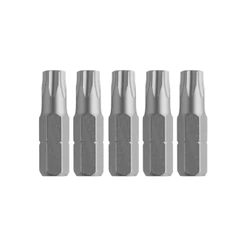 Kit com 5 Bits Torx T10 x 25mm Encaixe 14" SATA ST59232ST