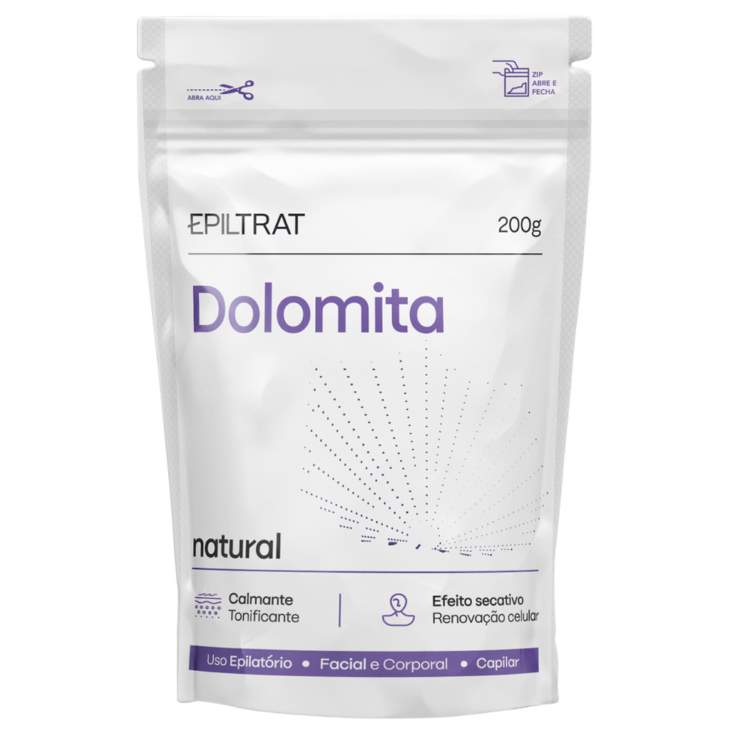 Dolomita Epiltrat Natural Calmante Tonificante Renovação Celular Facial Corporal Rosto Labotrat 200g