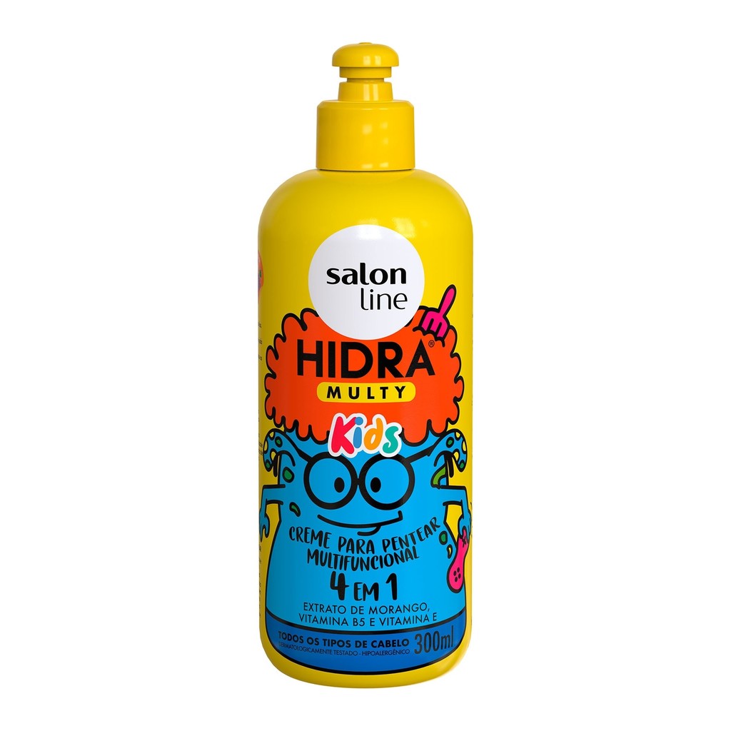 Creme para Pentear Multifuncional Hidra Multy Kids Salon Line 300ml em Oferta na Shopee
