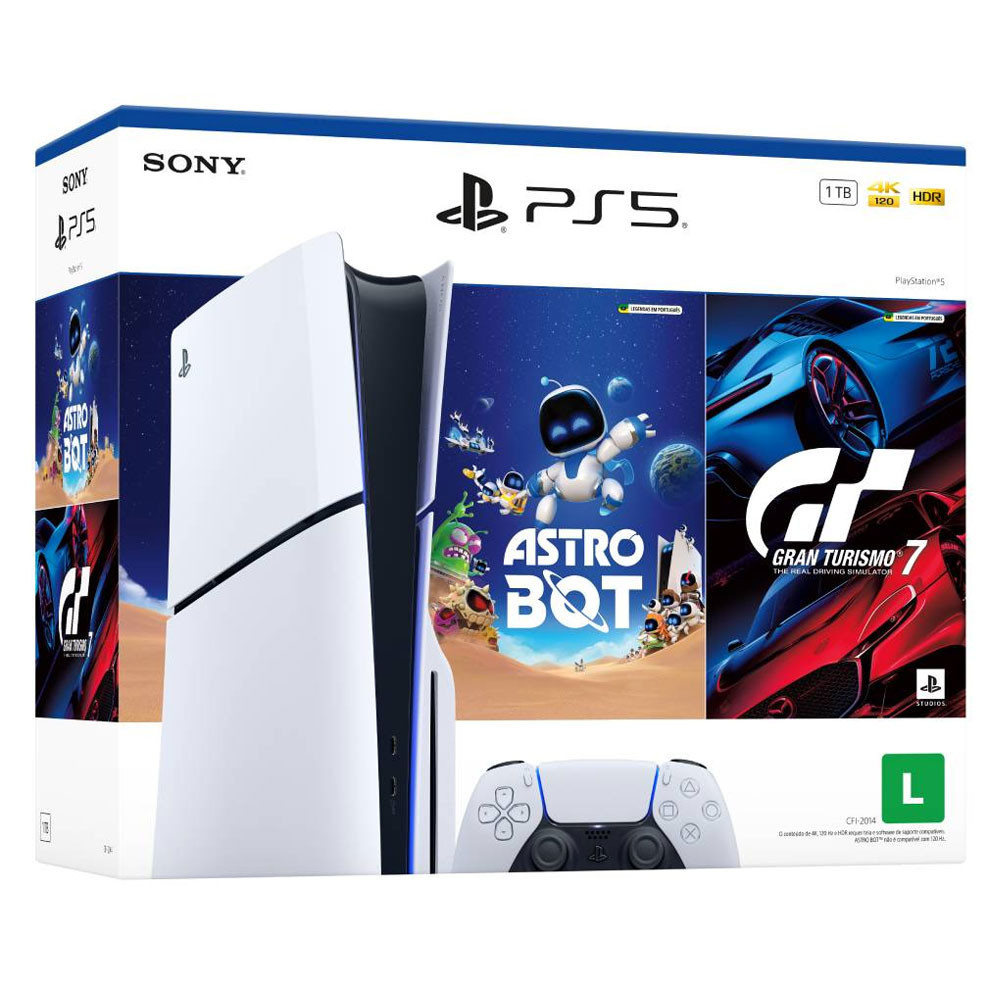 Console PS5 Slim Disk com Jogos Sony em Oferta na Shopee