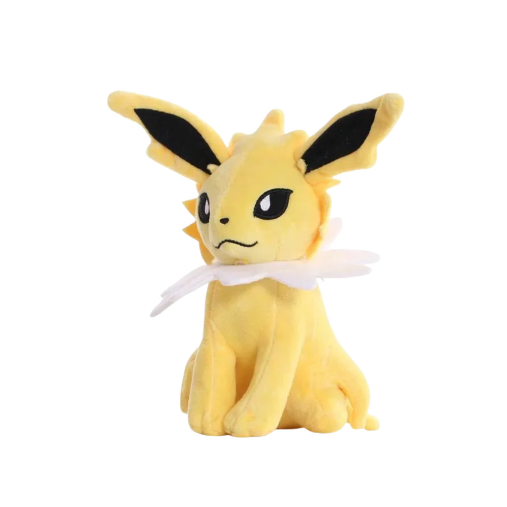 Pelúcia Pokémon Evee Jolteon 20cm – Brinquedo Fofo e Macio para Criança