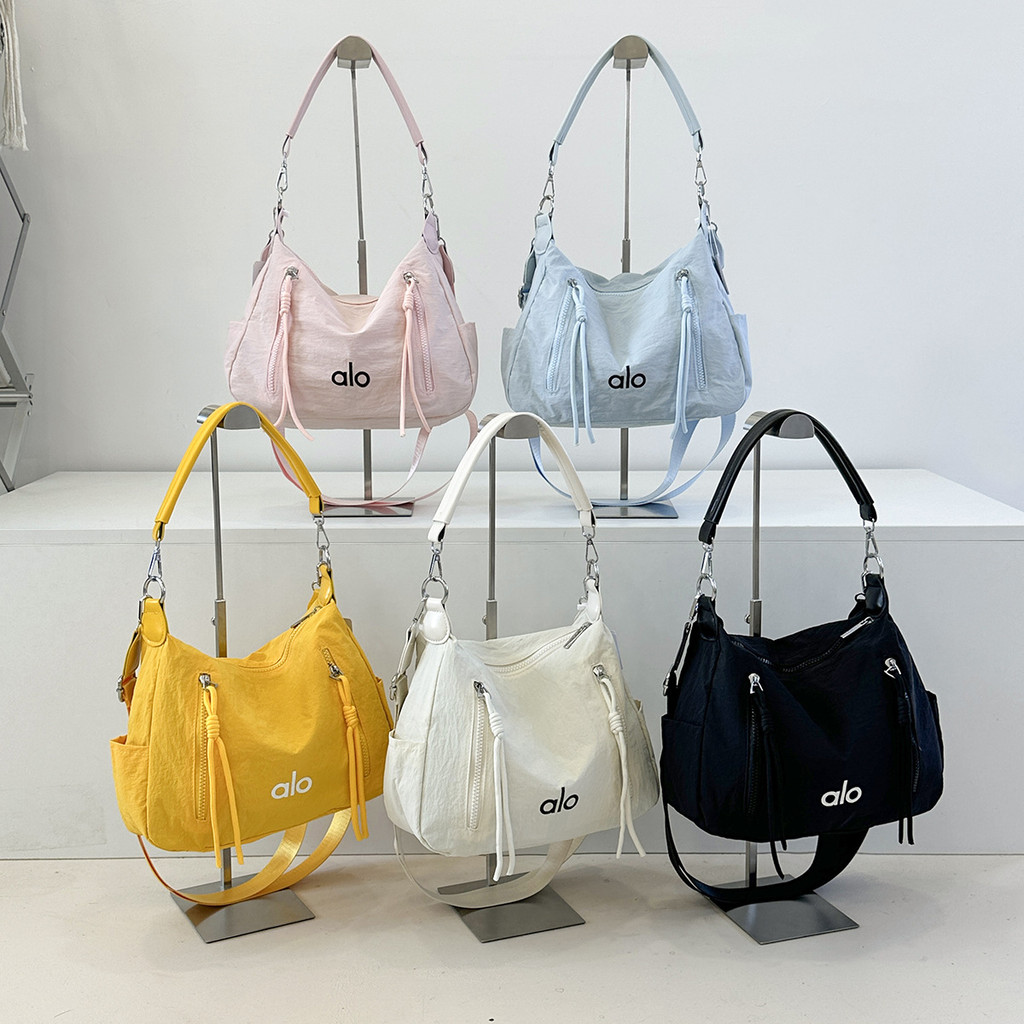 ALO Bolsa feminina simples leve bolsa mensageiro feminina novo estilo axilas bolsa de ombro Casual feminina