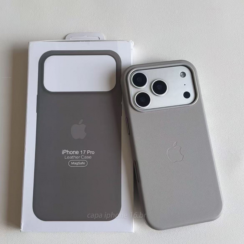{ 1 : 1 . Capa De Telefone Magnética E Couro } À Prova De Choque , Adequada Para Telefones Da Série iPhone 17 , 16 , 15