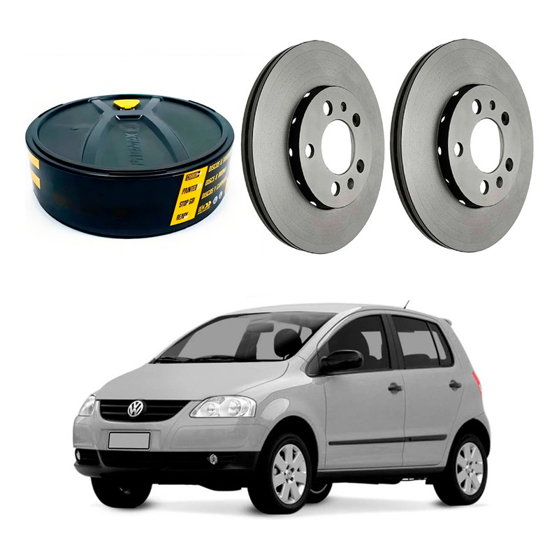 Disco Freio Dianteiro Fox 1.0 1.6 Aro 15 2006 A 2010