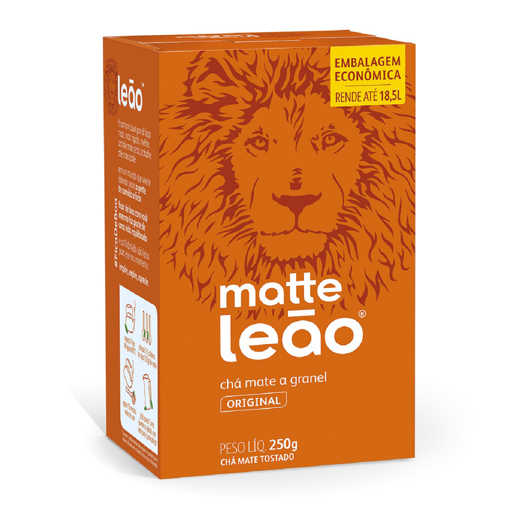 Chá Matte a Granel 250g Leão em Oferta na Shopee