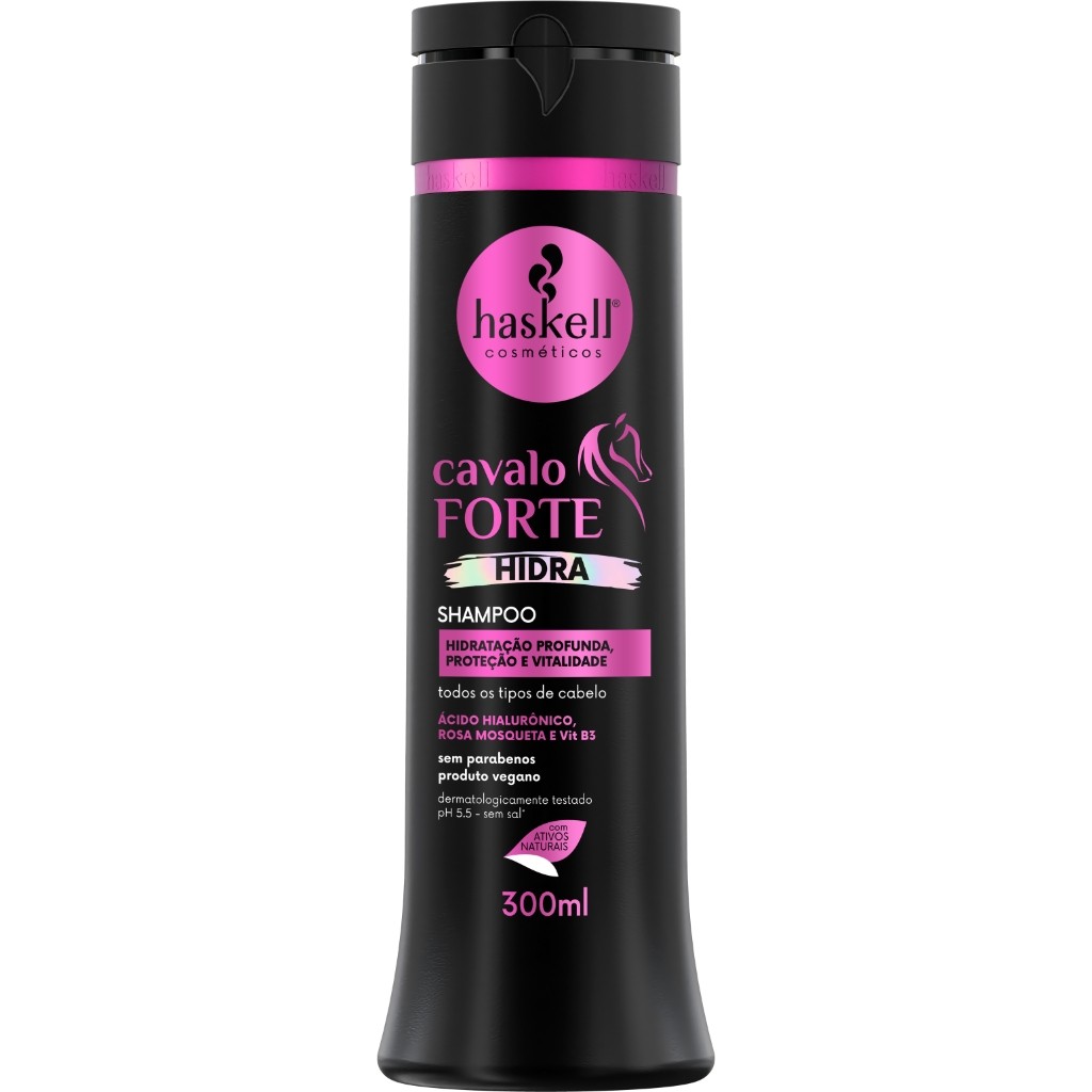 Shampoo Cavalo Forte Hidra 300ml Haskell em Oferta na Shopee