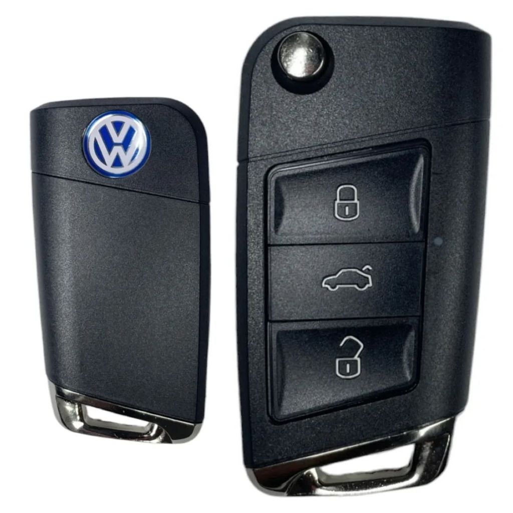 Chave Canivete Golf Polo Jetta Passat 3 Botões Universal