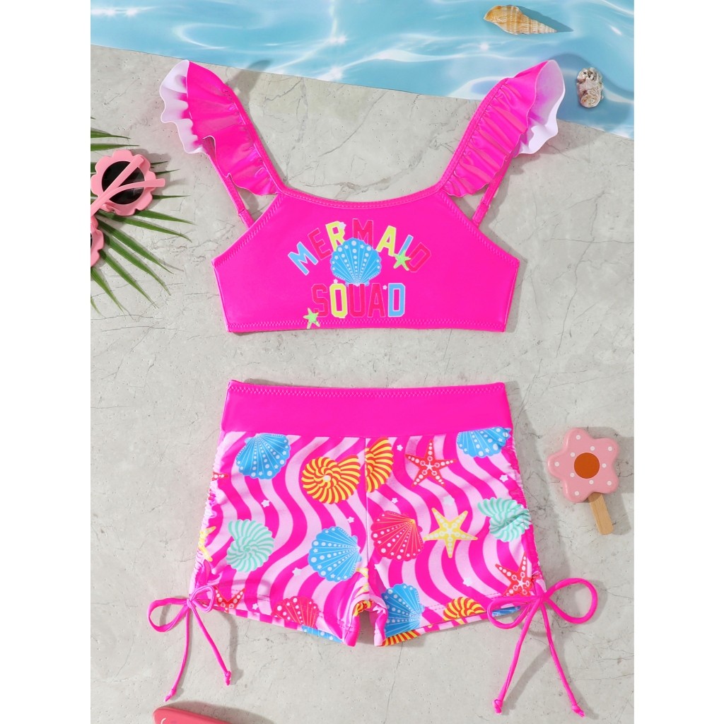 RWX VEST Conjunto Infantil Mermaid Squad – Estilo e Conforto para Dias de Diversão 2025 i3618