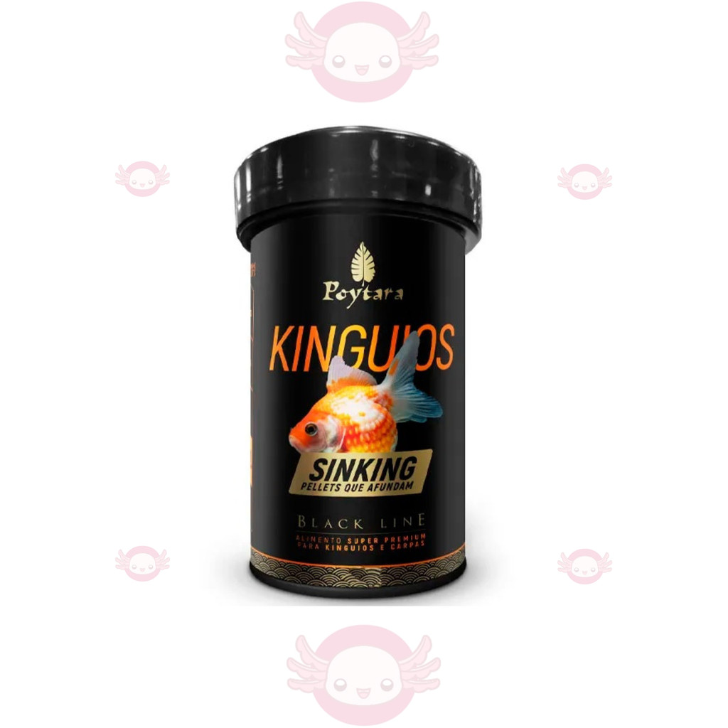 Ração Poytara Kinguios Sinking Black Line 500g - Ração Super Premium