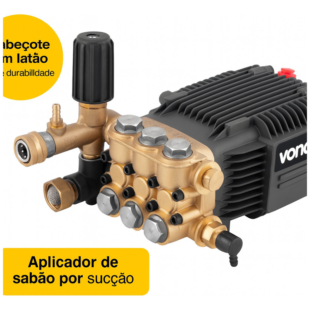 Bomba Triplex Alta Pressão 3000psi Vonder Lavadora