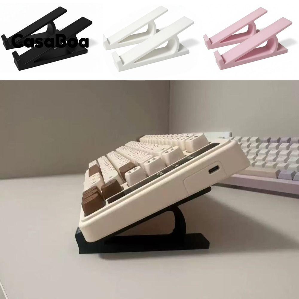 TOPABCUF 1 Par De Riser Para Teclado De Computador , Acessórios Suporte Elevado Portátil , Monitor De Plástico