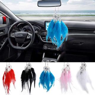  Enfeite De Carro De Pendurar Na Parede Artesanal Com Apanhador De Sonhos / Multicolorido