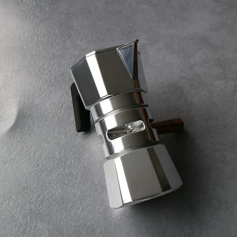 Novo estilo novo máquina de café válvula dupla Moka máquina café graxa densa cafeteira eletrodomésticos