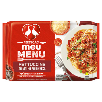 Perdigão Fetuccini com molho bolonhesa congelado 300g
