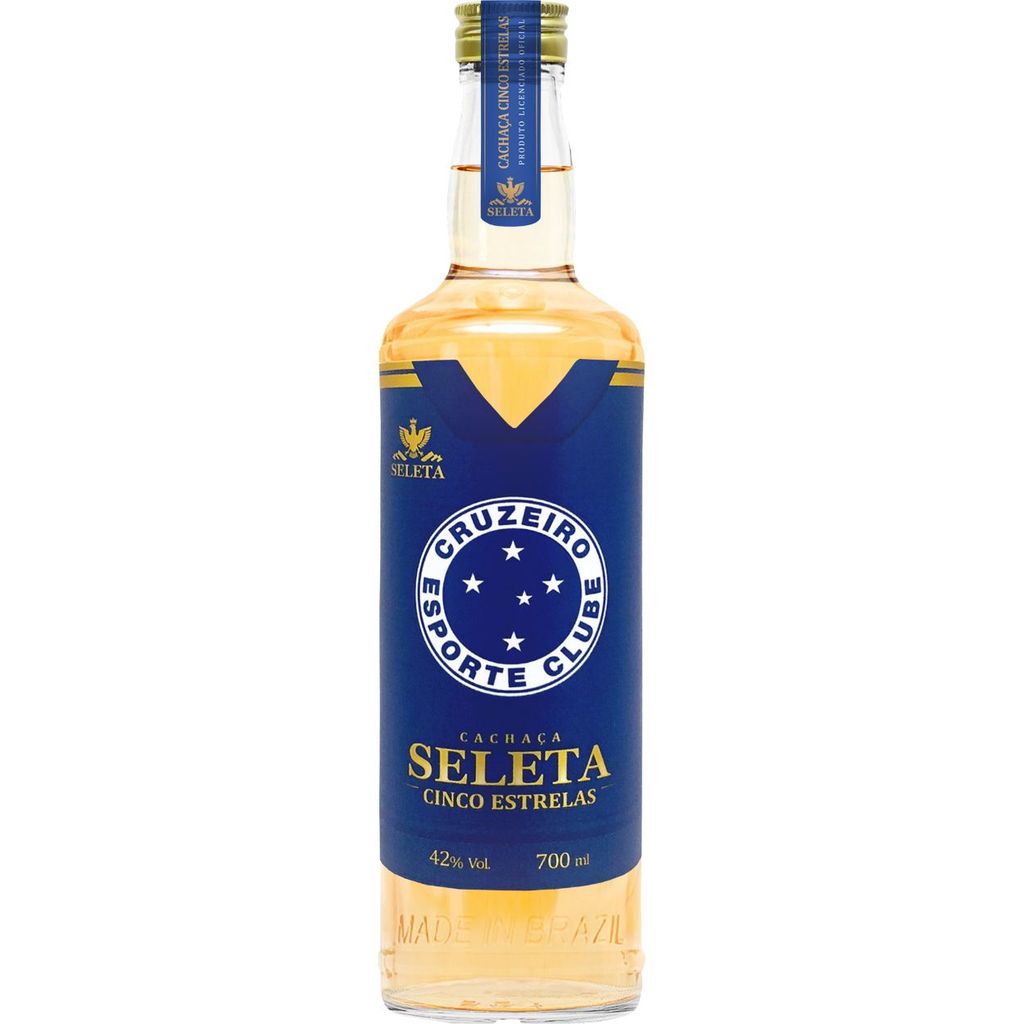 Cachaça Seleta Cinco Estrelas 700 Ml - Cruzeiro