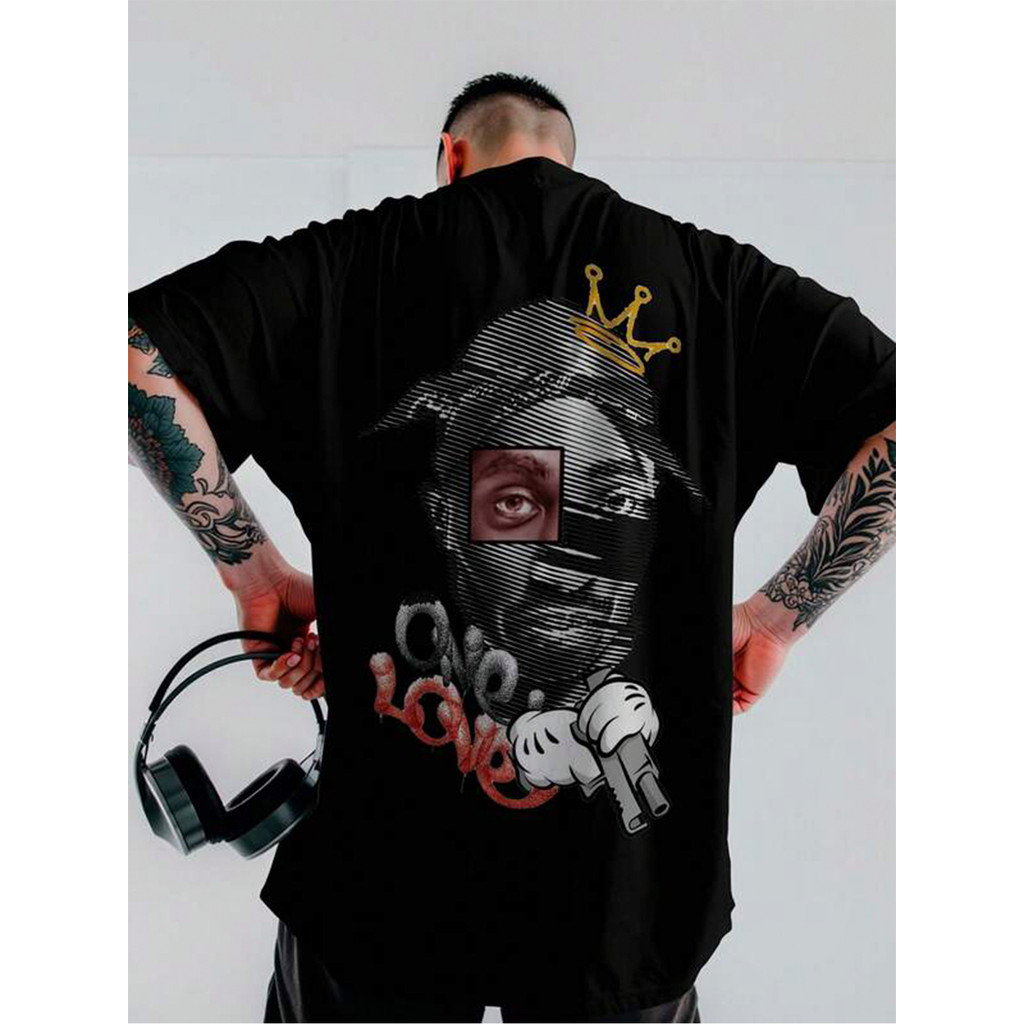 Camiseta Masculina Legacy Camisa Streetwear Unissex 100% Algodão Plus Size Oversized Envio Rápido
