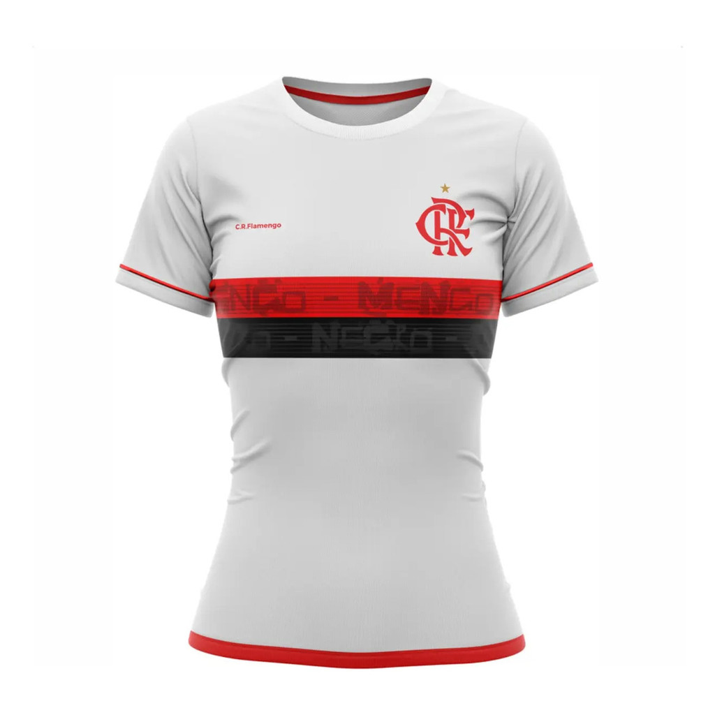 Camisa Flamengo Approval Baby Look Feminina Oficial Oferta