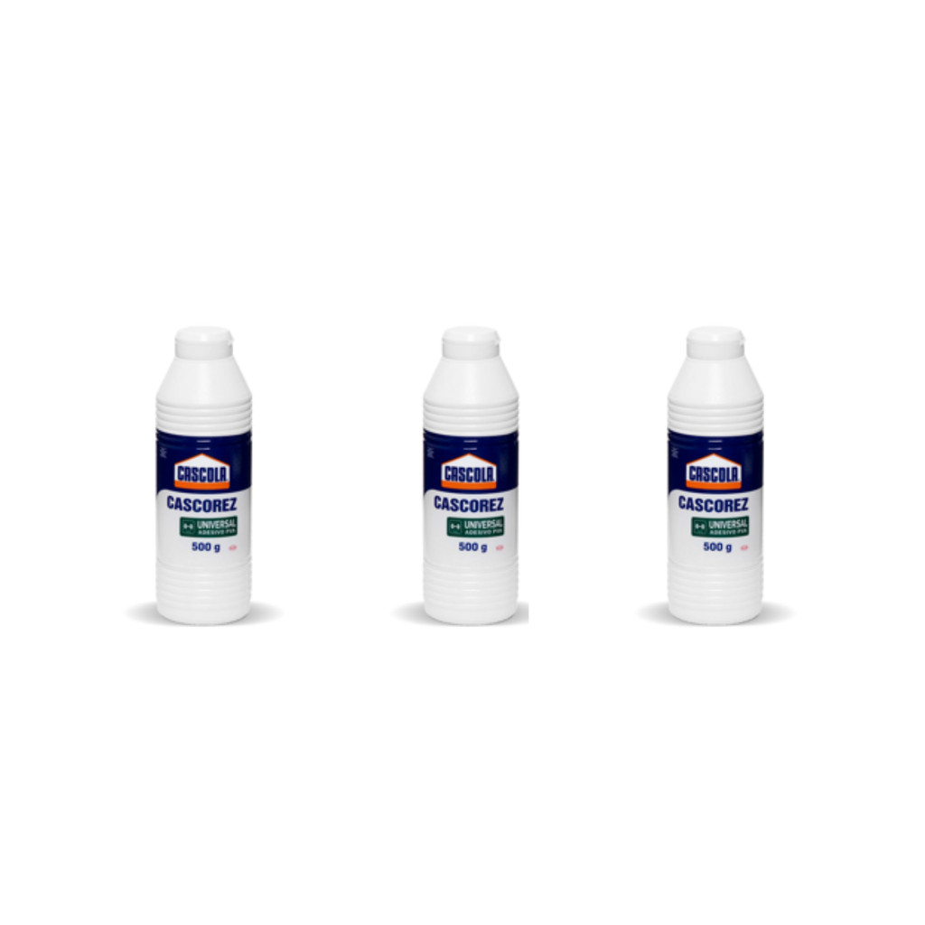 Kit com 3 - Cascola Cascorez Universal 500g