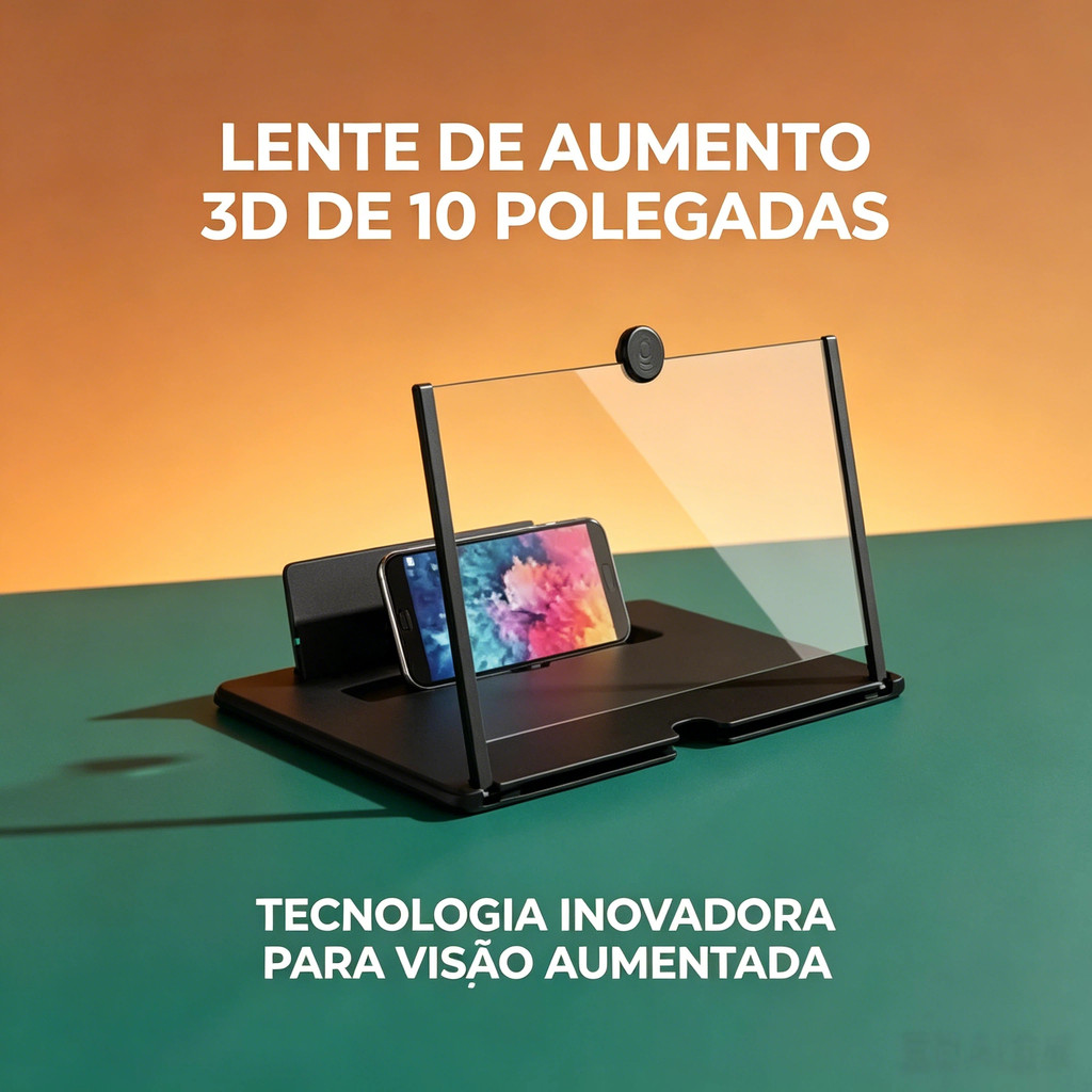 1 Amplificador De Imagem Tela Telefone Celular Amplificador De Imagem Tela Ultra Clara Luz Anti-Azul