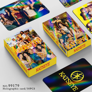 30 peças/caixa Cartões fotográficos holográficos KATSEYE Cartões de coleção LOMO MDHV 9MP6