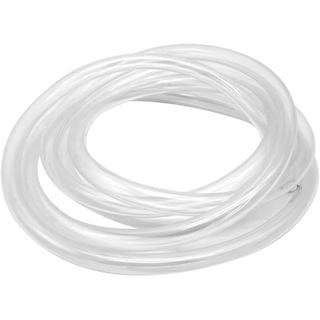 Mangueira de Sifão - 3/8" DI 1/2" DE, Tubo Flexível de PVC de 10 Pés, Tubo Reforçado Multiuso para Lagos