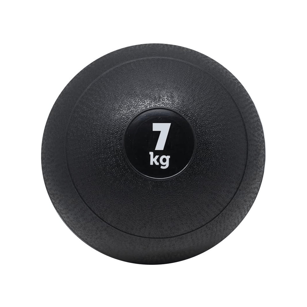 Slam Ball Peso 7kg Crossfit Funcional Ball Preta Borracha Antiderrapante SS Esportes