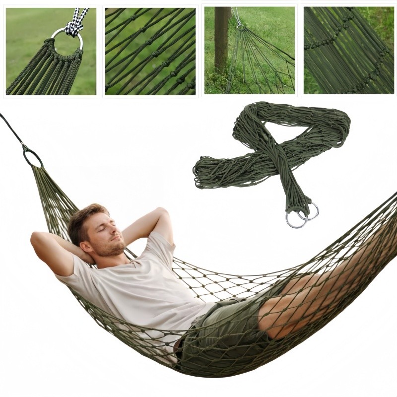 Acampamento Ao ar livre e Lazer rede de malha, adequado para camping e caminhadas
