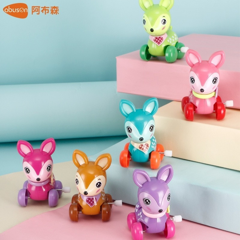 TOP TOY brinquedos de animais a corda anda presente para criança Cervo vários modelos