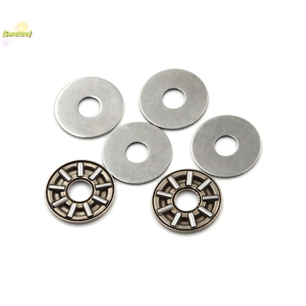 [Sunshine] 2 Conjuntos De Rolamento De Rolo De Agulha Axial AXK0619 Com Duas Arruelas 6 Mm x 19 x 2 [Novo]
