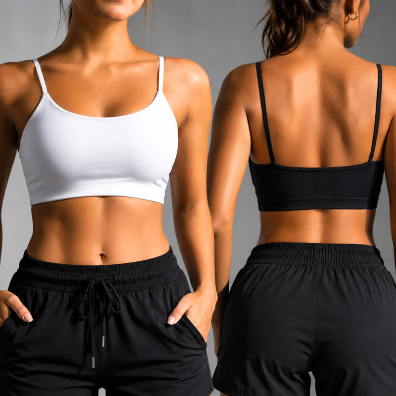 Kit 3 Tops Femininos Sem Bojo Suplex Premium Academia Casual Alça Fina — imagem 2 de 2