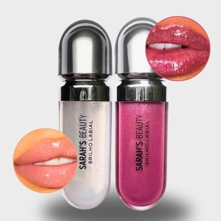 Kit Com 2 Gloss Lip Sarahs Beauty Lip Glos Brilho - S6131 Promoção