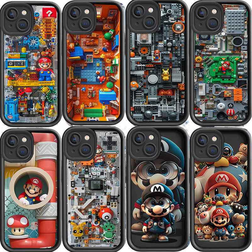 Capa De Telefone Para Samsung A57 A17 A07 A56 A55 A37 A27 A54 A16 A06 5G Jogo Super Mario Bros . Traseira De Silicone X 