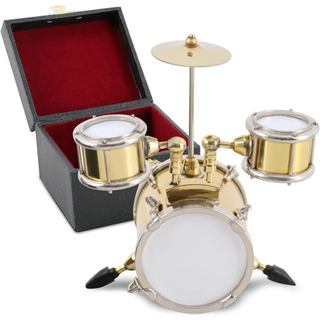 Modelo de Mini Bateria EASTROCK - Mini Instrumento Musical, Ornamento de Bateria, Presente para Bateristas, Presente Mus