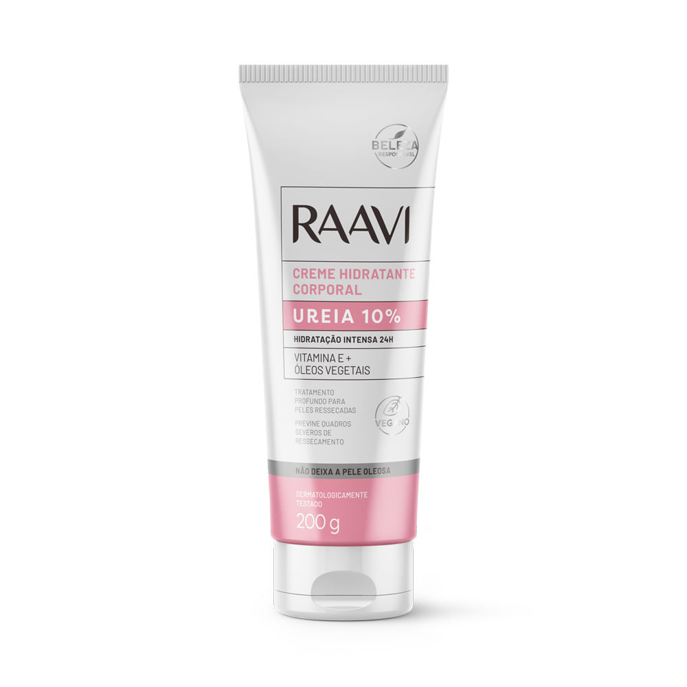 Creme Hidratante Corporal Ureia 10% Raavi 200g