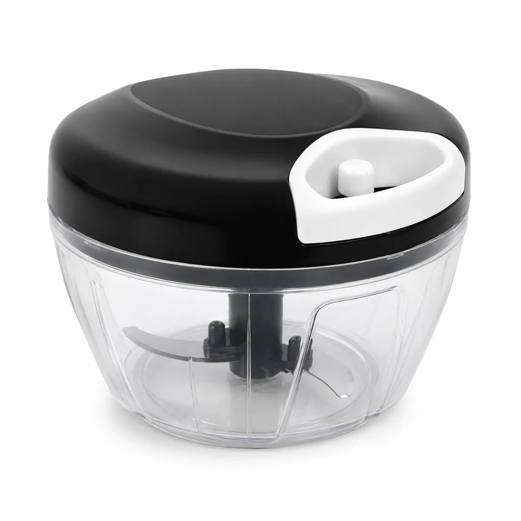Mini Processador Manual de Alimentos 170ml Original Line Preto
