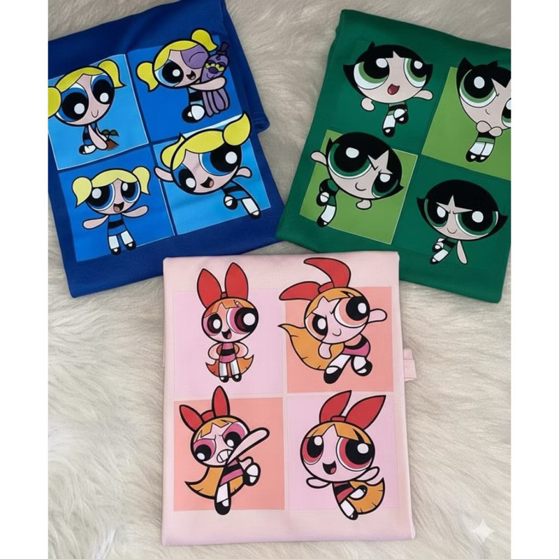 Camiseta Infantil De Algodão Lindinha/Florzinha/Docinho As Meninas SuperPoderosas Premium
