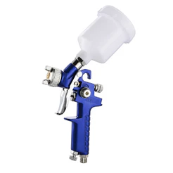 Pistola de Pintura HVLP Gravidade Chiaperini CH HG-10 Blue 125ml Bico 0,8mm Profissional